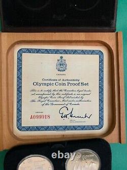 1976 Canada Olympic Silver coin set