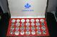 1976 Canada Olympic Sterling Silver 28 Coin Set