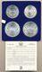 1976 Canada Olympics 4 Piece Silver Coin Set Uncirculated Series 2