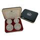 1976 Canada Serie I Olympic Montreal Complet Set Of 4 Silver Sterling Coins