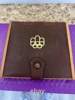 1976 Canadian Mint Montreal Olympic 4 Coin Silver Proof Set withBox & COA (2)