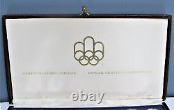 1976 Canadian Montreal Olympic Games 28 Silver Coin Set Obv/Rev Pics TONED NEW