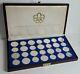 1976 Canadian Montreal Olympic Games 28 Silver Coin Set Original Box Bu 30.24 Oz