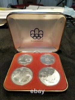 1976 Canadian Montreal Olympic Proof Silver Coin Set