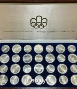 1976 Canadian Olympic 28 coin set 30.2oz. Silver