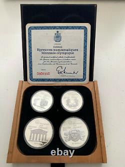 1976 Canadian Olympic Proof Silver 28 Coins Set