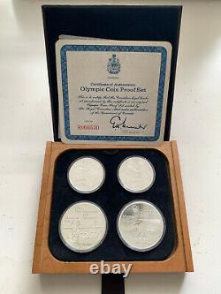 1976 Canadian Olympic Proof Silver 28 Coins Set