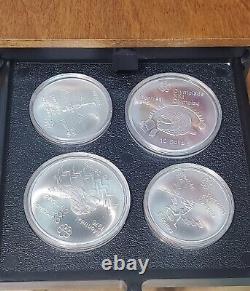 1976 Canadian Olympic Silver Coin Box Set