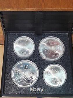 1976 Canadian Olympic Silver Coin Box Set