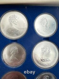 1976 Canadian Olympic Silver Coin Set containing 28 coins