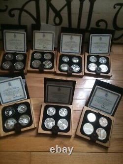 1976 Canadian Olympic Silver Coins 30.24 Troy ounces of silver Full set NICE