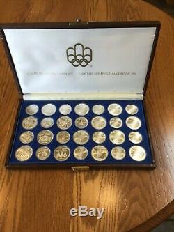 1976 MONTREAL OLYMPIC Uncirculated SET 28 Sterling Silver $5 & $10 Coins