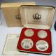 1976 Montreal Canada Silver Olympic Games 4 Coin Commemorative Set 42808c