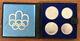 1976 Montreal Canada Olympic Commemorative 4 Coin Set Sterling Silver (ss-bt)
