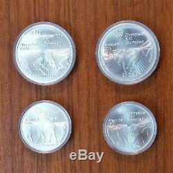 1976 Montreal Olympic COMPLETE Silver Coin Set (PROOF UNCIRCULATED IN CAPSULES)