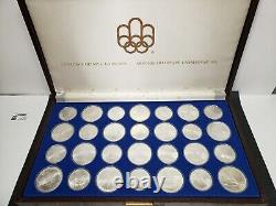 1976 Montreal Olympic Complete Set of 28 Silver Coins