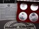 1976 Montreal Olympic Geographic Sterling Silver 4 Coin Set Series I Case & Coa