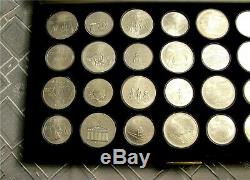 1976 Montreal Olympic Games Sterling Silver Coin set BU Box