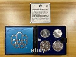 1976 Montreal Olympic Series III Silver Coins Set