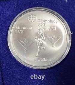 1976 Montreal Olympic Series IV Silver Coins Set