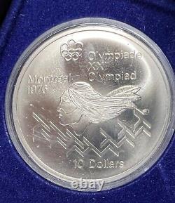 1976 Montreal Olympic Series IV Silver Coins Set