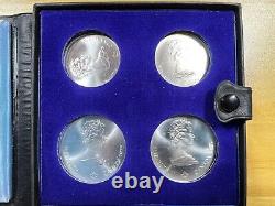 1976 Montreal Olympic Series V Silver Coins Set