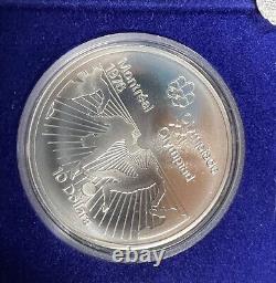 1976 Montreal Olympic Series VI Silver Coins Set