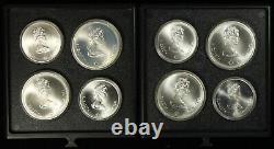1976 Montreal Olympic Silver Coin Set Complete with COA's 30+ Oz. OTQ0188/JCLN