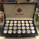 1976 Montreal Olympics 28-coin. 925 Sterling Silver Set In Original Box