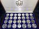 1976 Montreal Olympics 28 Coin Set, 30.352 Troy Oz Of Pure Silver Uncirculated