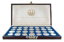 1976 Montreal Olympics 28 Coin Set, 30.352 Troy oz Of Pure Silver Uncirculated