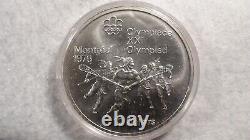 1976 Montreal Olympics Silver 28 Coin Set Includes Display & Shipping Box