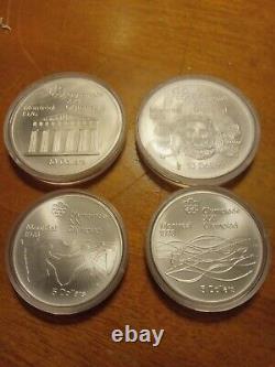 1976 Montreal Olympics Silver Coins Rare! 