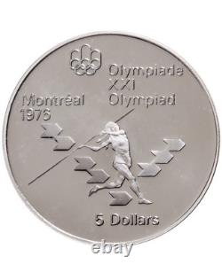 1976 Montreal Olympics Sterling Silver Proof Four Coin Set Series IV COA