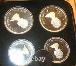 1976 Montrealproof Canada Olympics Proof Coin Set 4 Silver Coin