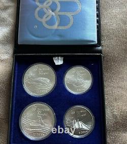 1976 Olympic Mint Set. 925 Silver 4 Coins