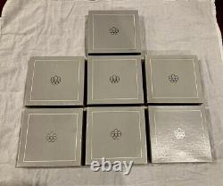 1976 Olympic Silver Proof 28 Coin Set Montreal Canada 7 Series $5 & $10 Coins