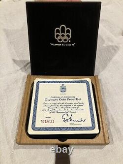 1976 Olympic Silver Proof 28 Coin Set Montreal Canada 7 Series $5 & $10 Coins