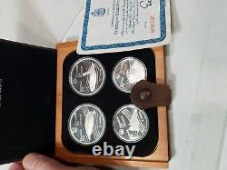 1976 Olympic coin silver proof 28pc set Canada $5 & $10 dollar with certifcate