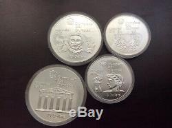 1976 Olympic silver set of 28 different coins encapsulated choice BU shiny