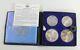 1976 Silver Canadian Montreal Olympics 4-coin Set Series I 4.3 Ozt Fine Silver