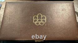 1976 Silver Canadian Montreal Olympic Games 28 Coin Set in original box