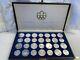 1976 Silver Canadian Montreal Olympic Games 28 Coin Set In Original Case