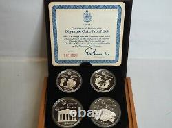 1976 Silver Canadian Montreal Olympic Games Series 2 -4 Coin set