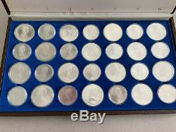 1976 Silver Canadian Montreal Olympic Games Set 28 Coins 30 oz of Silver