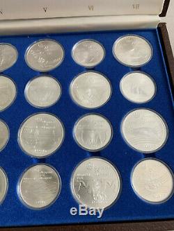 1976 Silver Canadian Montreal Olympic Games Set 28 Coins 30 oz of Silver