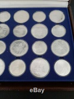 1976 Silver Canadian Montreal Olympic Games Set 28 Coins in original box