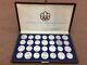 1976 Silver Canadian Montreal Olympic Games Set Bu 28 Coin In Original Box