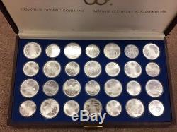 1976 Silver Canadian Montreal Olympic Games Set BU 28 Coin in original box