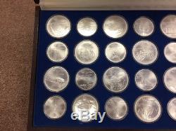 1976 Silver Canadian Montreal Olympic Games Set BU 28 Coin in original box